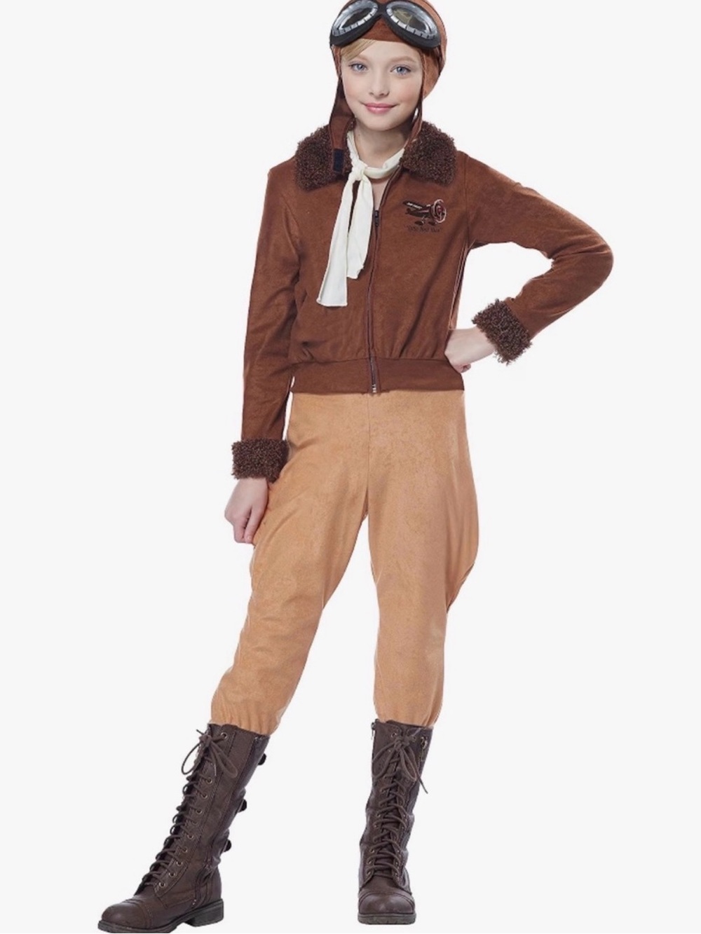 California Costumes unisex-child Amelia Earhart costume size M 8